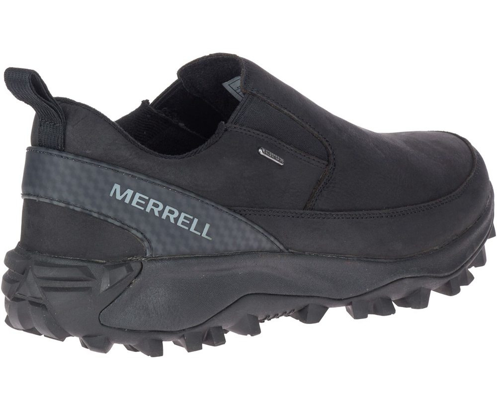 Merrell Slip Ons Męskie Czarne - Thermo Kiruna Moc Waterproof - 384176-AFW